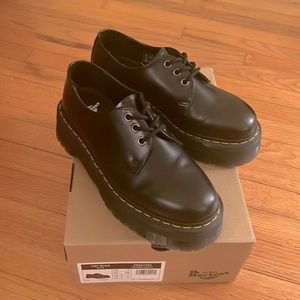 Dr. Martens 1461 smooth leather platform shoes